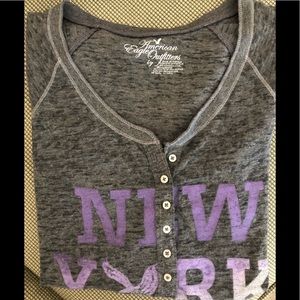 American Eagle 3/4 Shirt NWOT